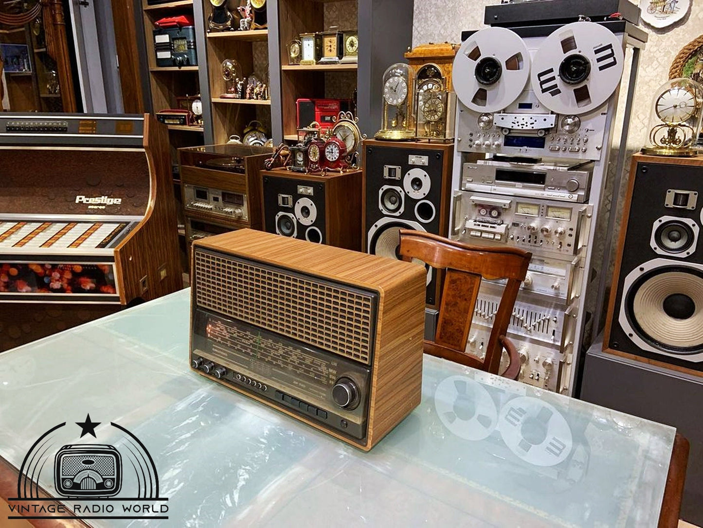 Vintage Grundig Radio | Original Old Radio | Classic Lamp Radio | Antique Radio | Retro Grundig Collectible