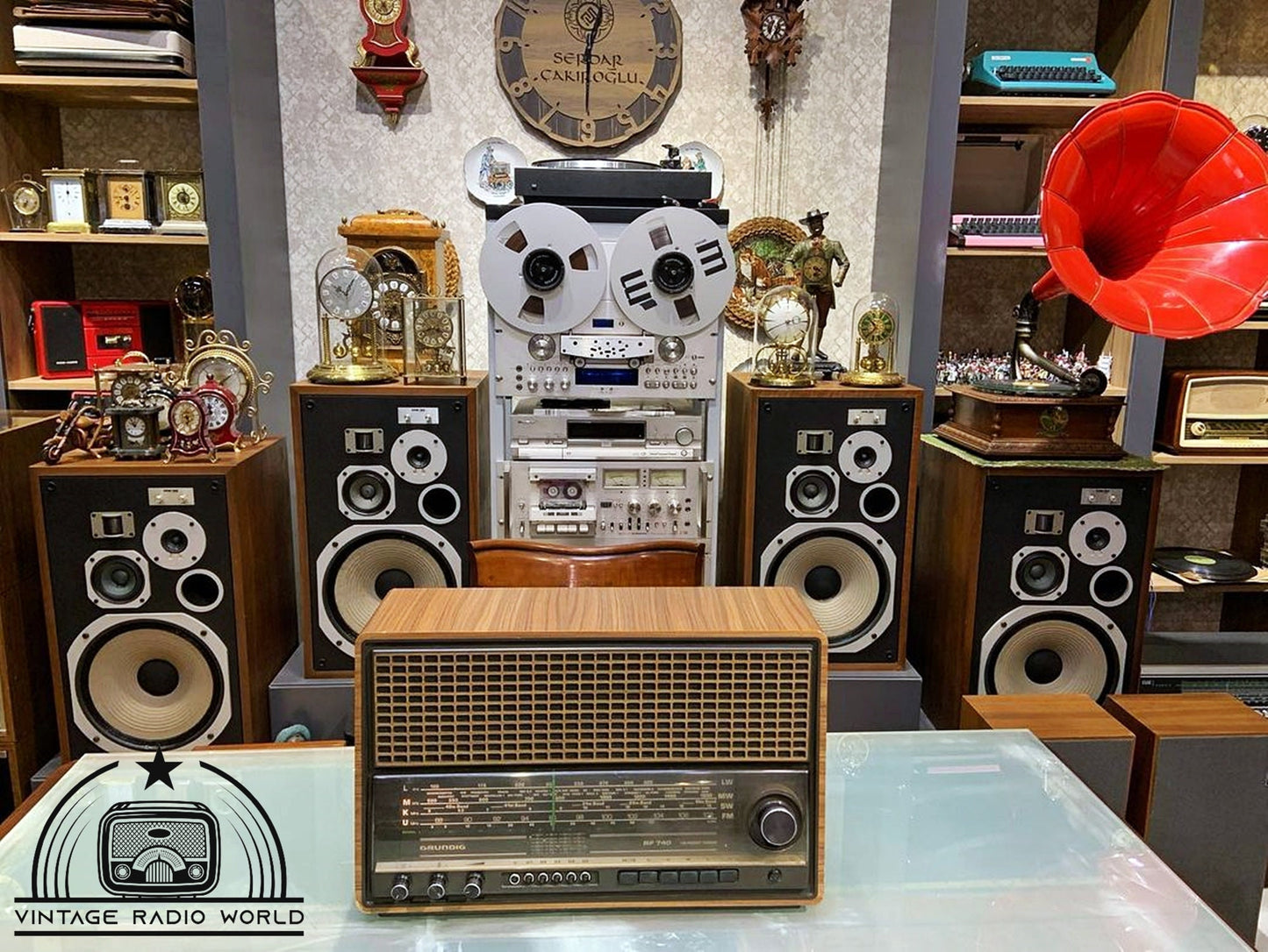 Vintage Grundig Radio | Original Old Radio | Classic Lamp Radio | Antique Radio | Retro Grundig Collectible