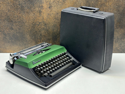 Vintage Black Adler Manual Typewriter | Antique Writing Machine for Writers & Collectors | Gift for Dad, Friend, Anniversary, or Author