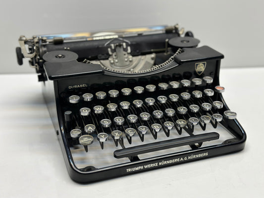 Fully Functional 1960 Model Black Triumph Typewriter - Classic and Functional