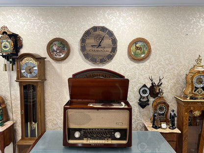 German Grundig 3079 lamp Radio with Record  | Vintage Radio | Orjinal Old Radio | Antique Radio | Lamp Radio | Grundig 3079  Radio