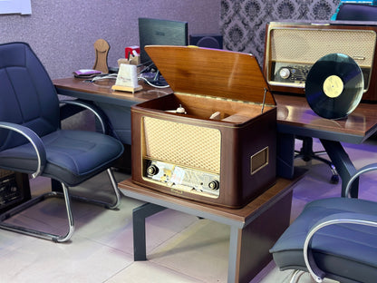 Tonfunk | Vintage Radio | Orjinal Old Radio | Antique Radio | Lamp Radio | Tonfunk Radio- Turntable