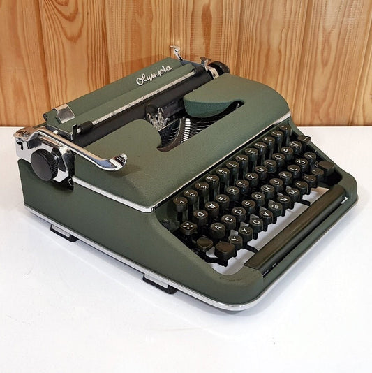 Valentine's day gift,Olympia Sm2 Typewriter | Old Typewriter | Best Typewriter | Green Olympia Sm2 Special Typewriter | Vitange Typewriter |