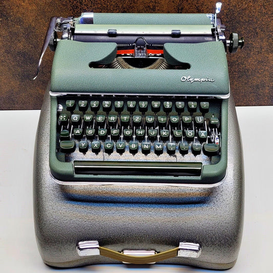 Olympia SM3 Vintage Manual Typewriter | Working Antique Typewriter for Writers & Collectors | Classic Retro Gift Office Decor