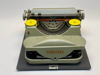 Mercedes Typewriter - Dark Aegean Color with Deep Gunmetal Keyboard- Best Gift