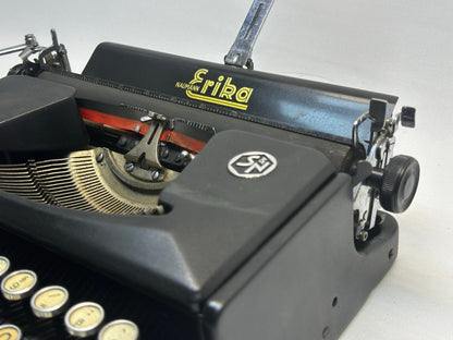 Erika Typewriter Model 5 - Vintage Black Charm, Crafted from 1955 Onward, Premium Quality, Antique Elegance - A Timeless Gift