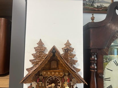 Antique Black Forest Rare Form Cuckoo Clock | Animated | High Condition | All Functions Working Perfectly