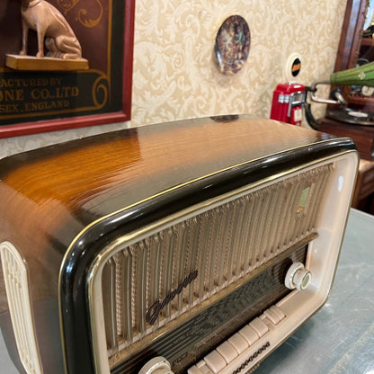 Telefunken Gavotte Tube Radio | Original FM | Factory Finish | High Condition | Fully Functional- Turntable