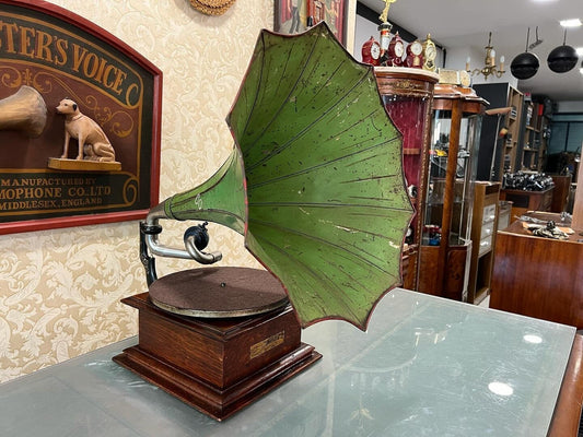 Ultra Rare!! His Master’s Voice  Full Original Horn Gramophone | Excellent Condition.