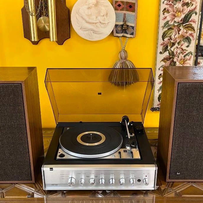 Antique Dual HS 141 Turntable | Original Condition | Shure M75 Needle | Dual CL 240 Speakers