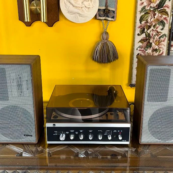 Antique Dual HS 130 Turntable | Fully Serviced | Upgraded AT3600 Cartridge | Includes German 40W Speakers
