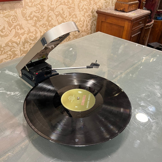 Antique Audio Technica AT 727 Sound Burger | Portable Stereo Turntable | 33/45 RPM | Battery & Adapter Operated
