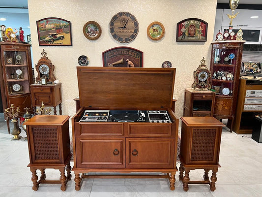 Mint Condition Rosita Music Cabinet | Radio, Turntable & Cassette Player | Full Original | Excellent Condition