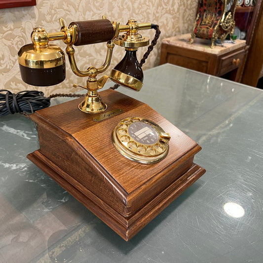 Collectible Wooden Rotary Phone | Excellent Condition | Fully Functional | Vintage Home Decor