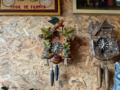 Collectible!! Antique German-Made Large Animated Cuckoo Clock | Flawless Condition | Moving Chicks
