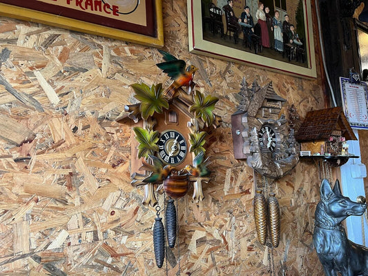Collectible!! Antique German-Made Large Animated Cuckoo Clock | Flawless Condition | Moving Chicks