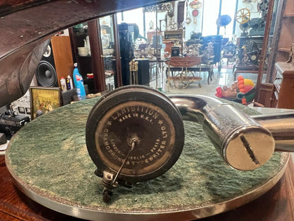 Ultra Rare His Master’s Voice Full Original Horn Gramophone | Excellent Condition- Turntable