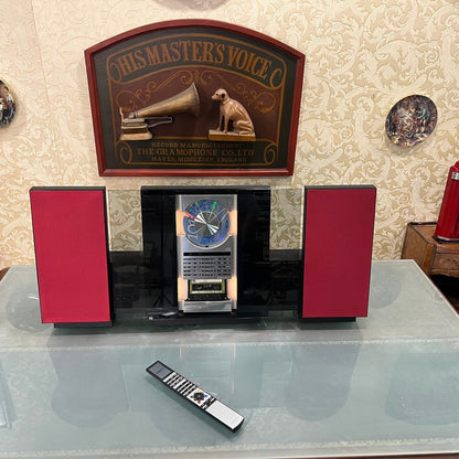 Bang & Olufsen System | Radio, Cassette, and CD Player | Sensor Glass Sliding Door | Remote Included | High Condition- Turntable