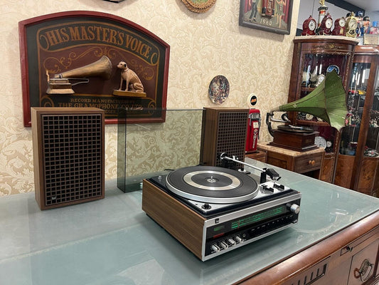 Flawless Dual KA 12 FM Radio Turntable | Includes Dual CL 114 Speaker Set | Excellent Condition- Turntable