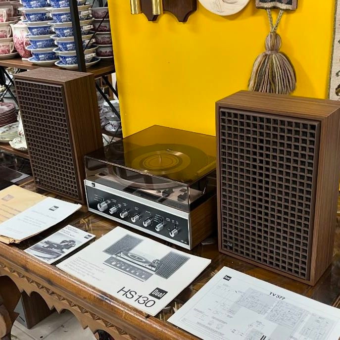 Antique Dual HS 130 Turntable | Original Condition | Fully Serviced | Dual CL 200 Speakers