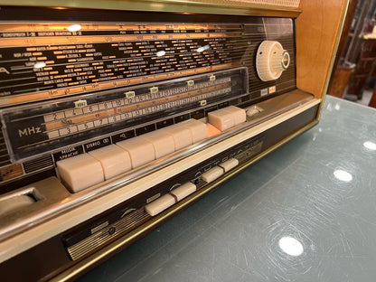 Antique Saba Freiburg 125 Stereo Tube Radio | Automatic | Remote Control | Original FM | Pristine Condition