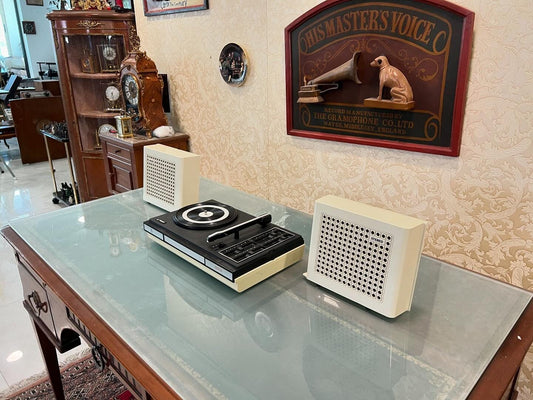Collectible Philips Stereo Portable Turntable | Plays All Speeds | Fully Functional