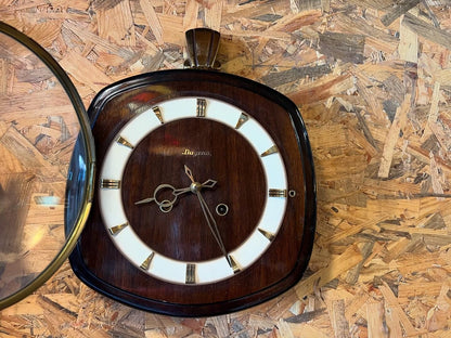 Collectible German Dugena Double Wind Wall Clock | Excellent Condition | Fully Functional | Vintage Home Decor