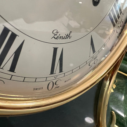 Collectible Zenith Large Mantel Clock | Wall-Mountable | Excellent Condition | Fully Functional | Stylish Decor