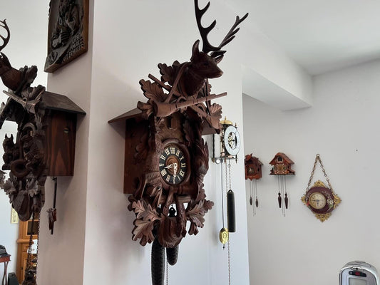 Giant 80 cm German Cuckoo Clock - Collectible Antique, Excellent Condition