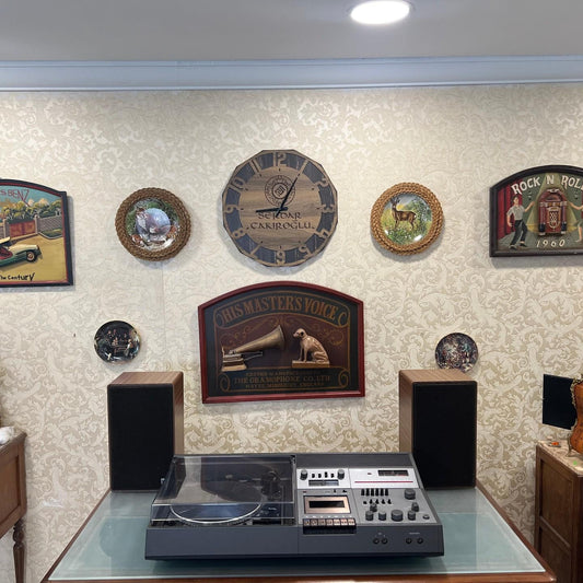 Vintage Wega KS3341-2 Record Player with Dual 1236, FM Radio, Cassette Player, Grundig Speakers, Fully Functional - Turntable