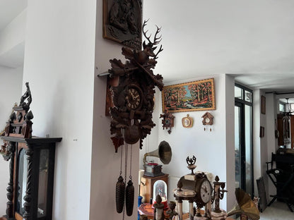 Large German Carved Cuckoo Clock - Antique Collectible in Excellent Condition