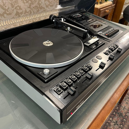Vintage Siemens RS 331 Record Player with Dual 1236, FM Radio, Cassette Player, 3-Way Speakers, High Quality Sound - Turntable