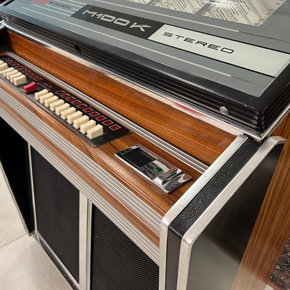 Antique Harting M100K Jukebox, 50 Record Capacity, Fully Functional, Excellent Condition, Rare Collectible