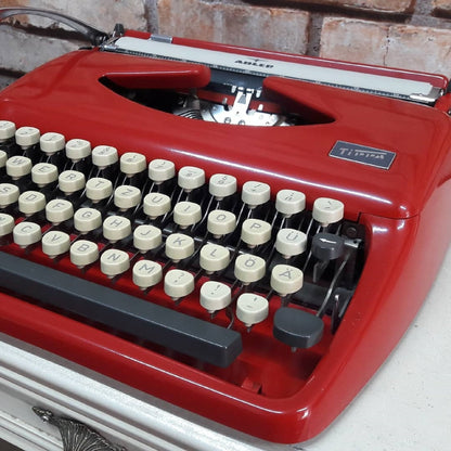 Adler Tippa Typewriter | Pristine Vintage Elegance, Fully Functional Writing Instrument | Like-New Condition