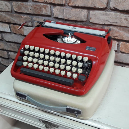 Adler Tippa Typewriter | Pristine Vintage Elegance, Fully Functional Writing Instrument | Like-New Condition