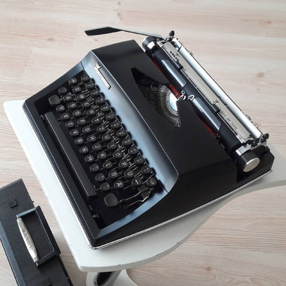 Adler Contessa Deluxe Typewriter | Dark Typewriter | Vintage Gift