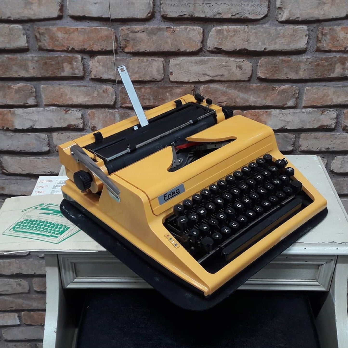 Erika Typewriter - Antique Charm, Fully Operational, Perfect Gift, Like New