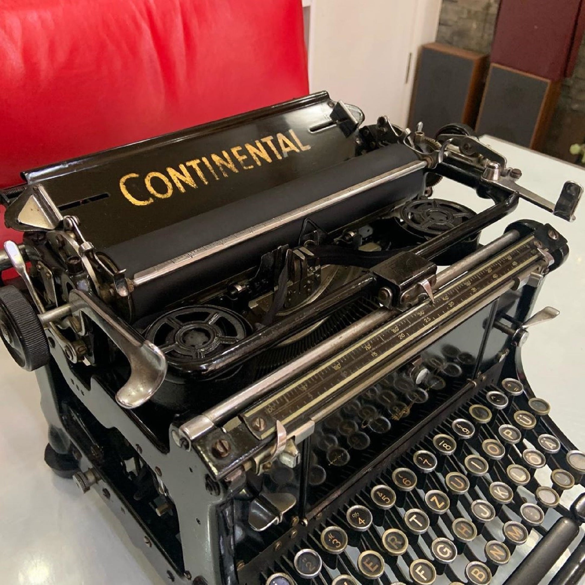 Continental Office Typewriter - A Working Antique, Vintage Elegance for Your Workspace