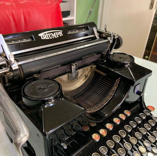 Triumph Typewriter - Antique Elegance, Fully Operational, Perfect Gift, Like New