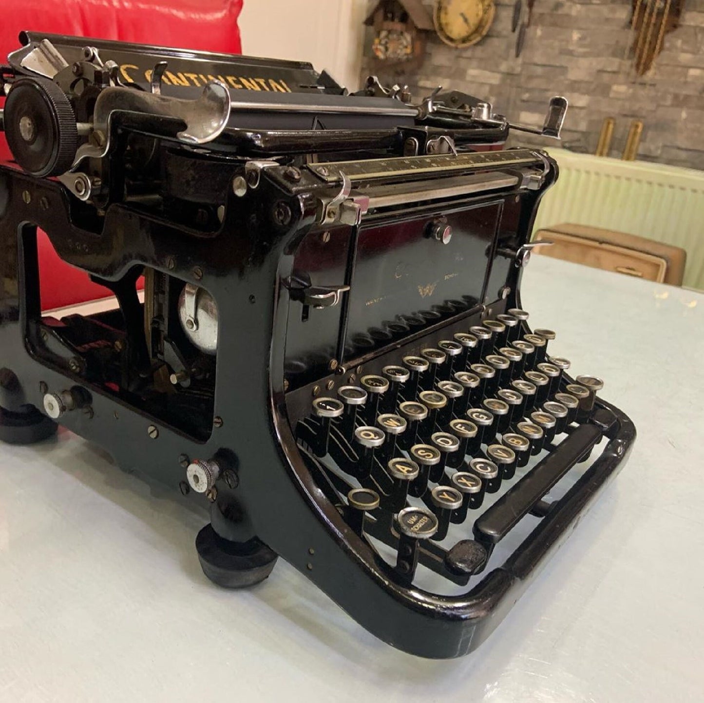Continental Office Typewriter - A Working Antique, Vintage Elegance for Your Workspace