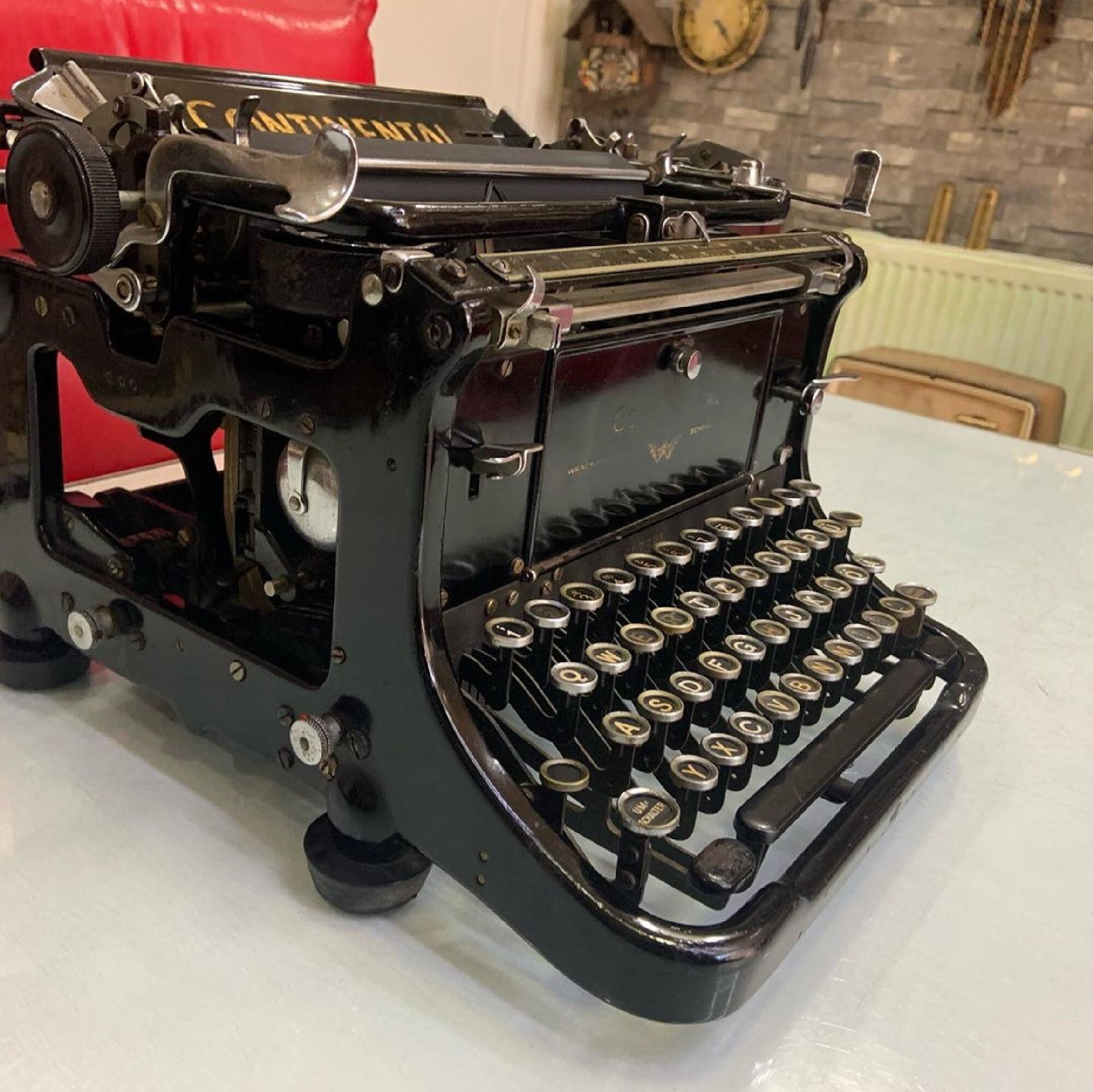 Continental Office Typewriter - A Working Antique, Vintage Elegance for Your Workspace