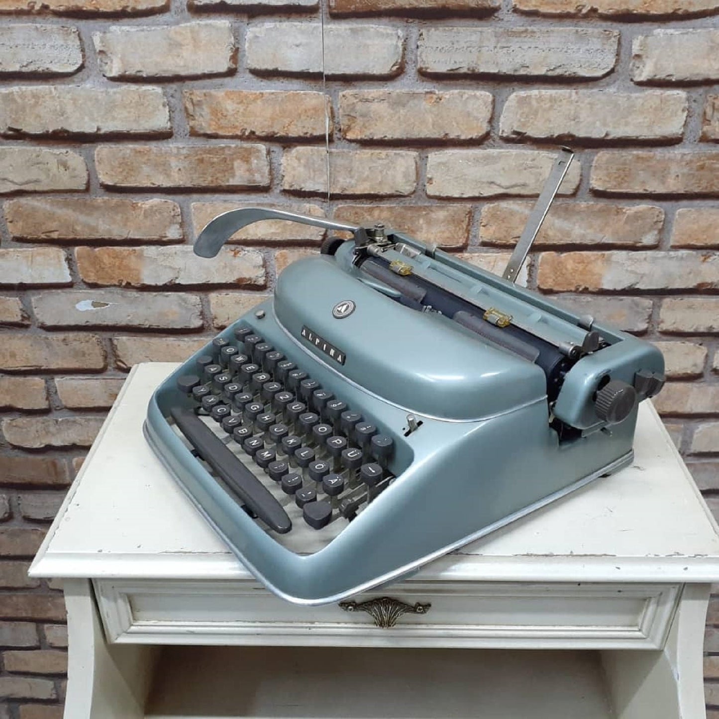 Alpina Typewriter - Antique Elegance, Fully Operational, Perfect Gift, Working Typewriter