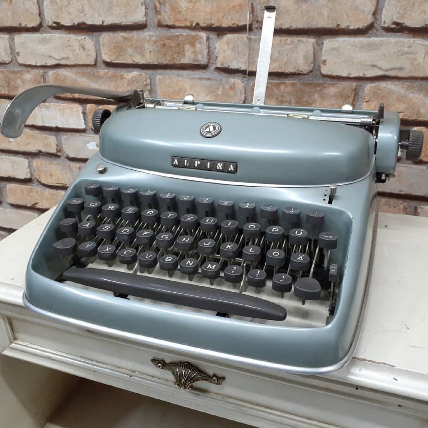 Alpina Typewriter - Antique Elegance, Fully Operational, Perfect Gift, Working Typewriter