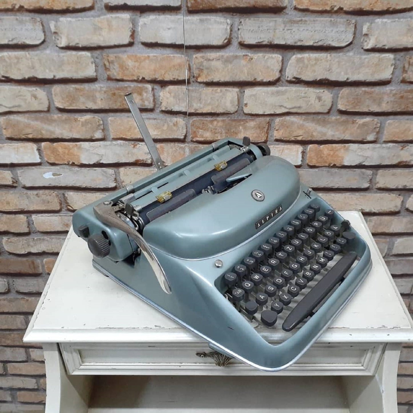 Alpina Typewriter - Antique Elegance, Fully Operational, Perfect Gift, Working Typewriter