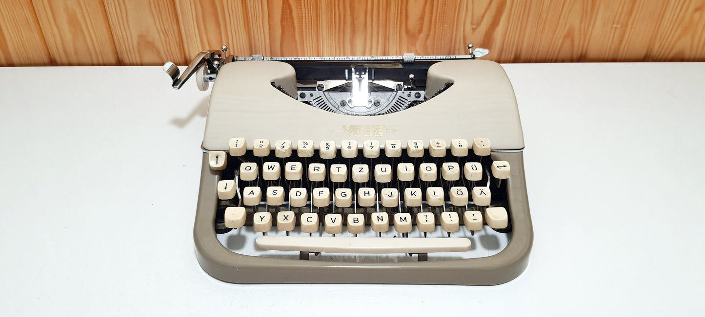 Antique Collection Voss Full Original Typewriter | Working Typewriter | Old Typewriter | Antique Typewriter | Vintage Typewriter