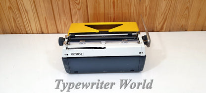 Olympia Monica Yellow Typewriter - Premium Gift / Typewriter World | Typewriter like new,typewriter working