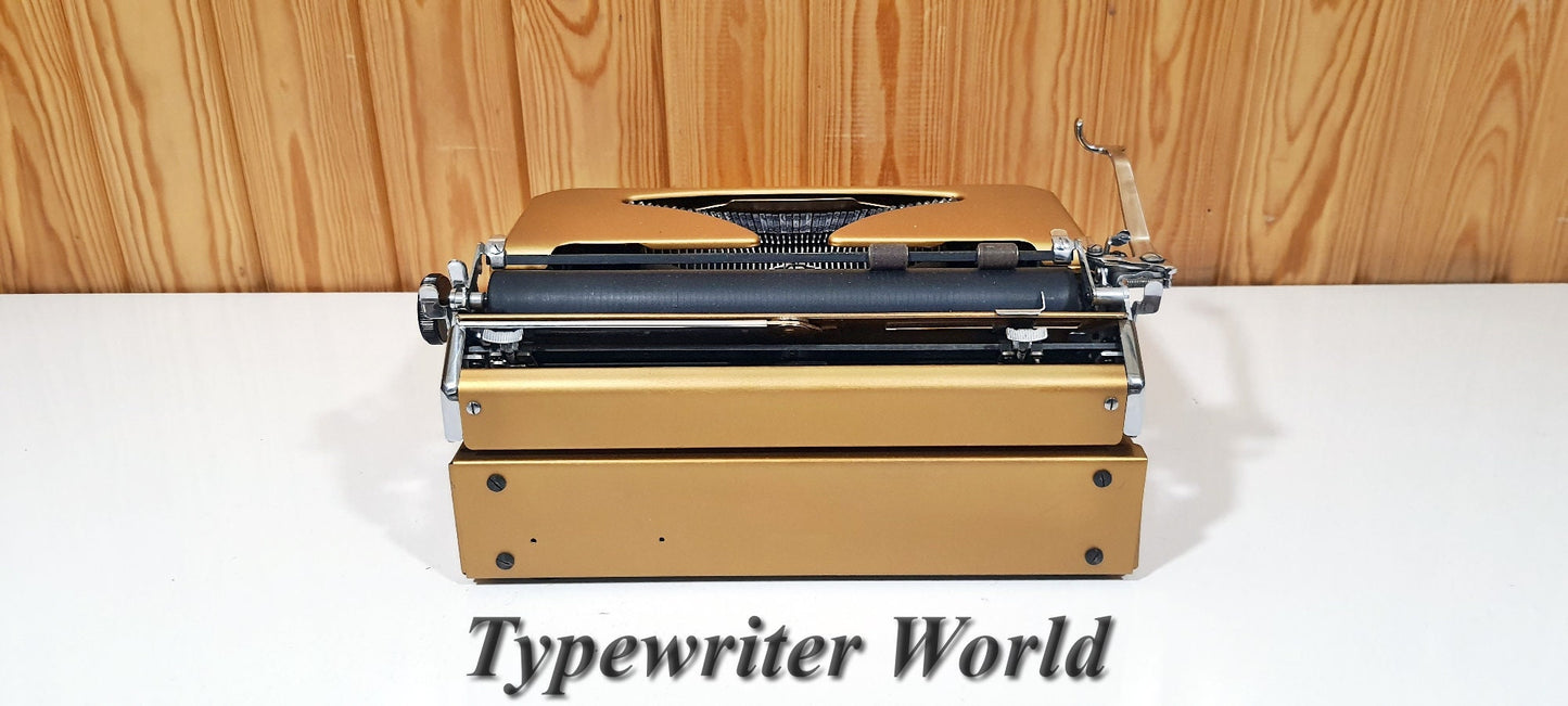 Triumph Typewriter - Gold Color | Antique Typewriter | Working Perfectly | Fabulous Gift, Fully Operational