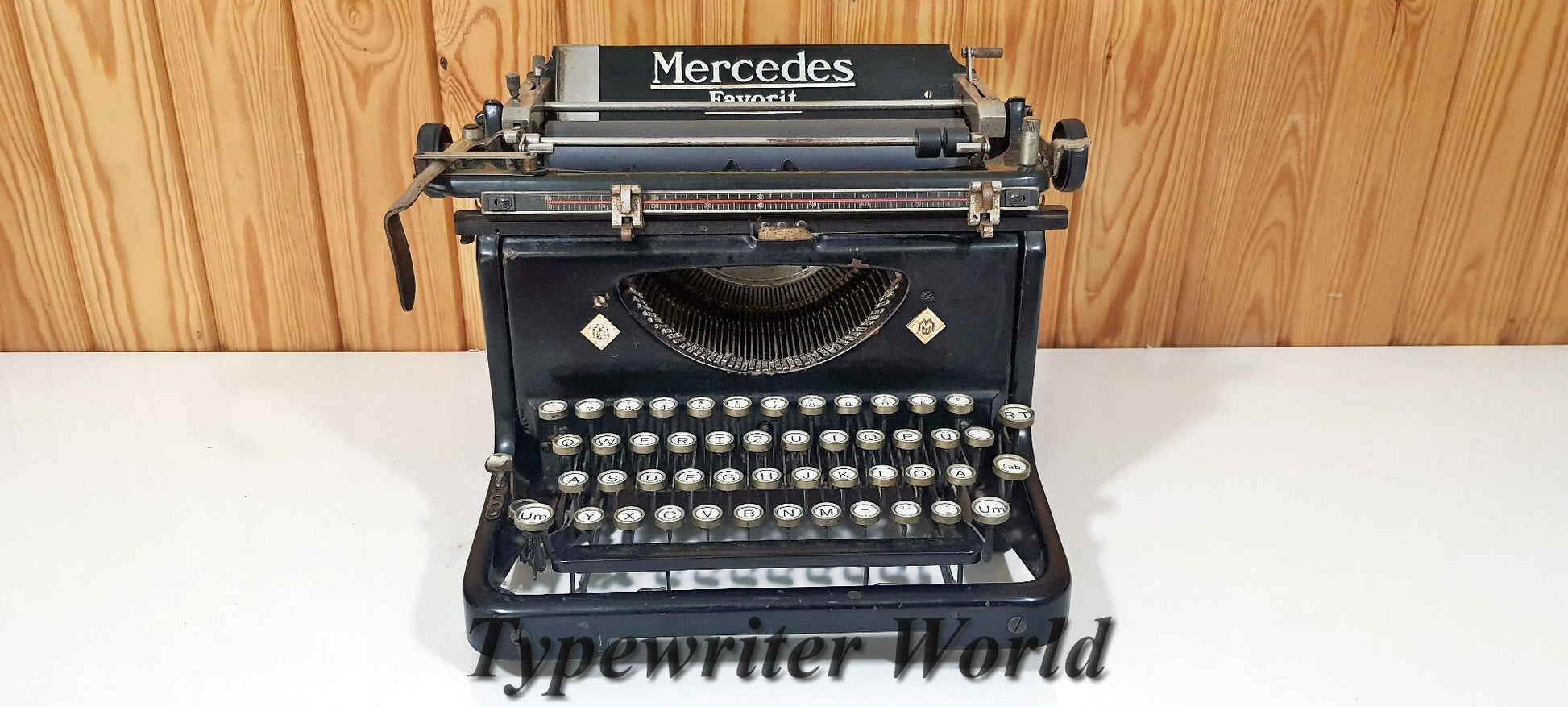Mercedes Favorit 1930 Error-free Typewriter | Restored and Working
