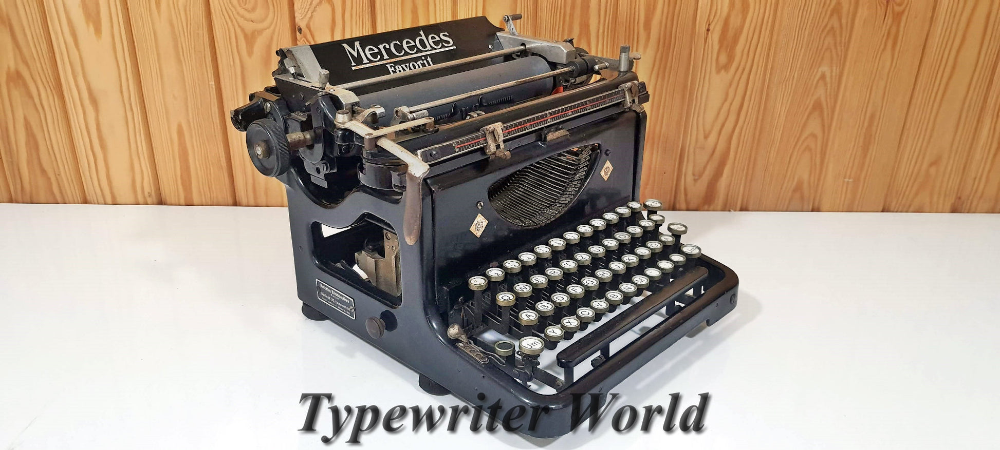 Mercedes Favorit 1930 Error-free Typewriter | Restored and Working