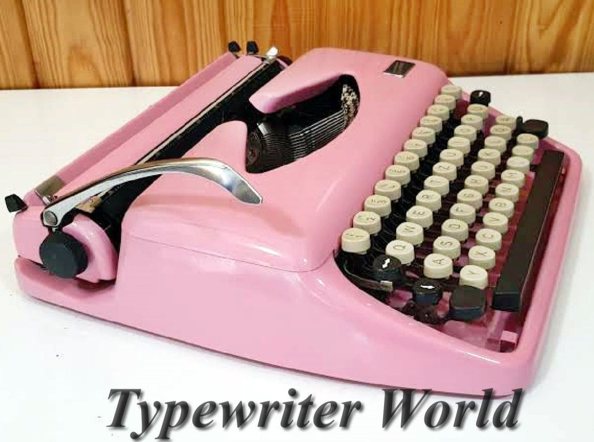 Adler Tippa Pink Typewriter | Typewriter like new | typewriter working